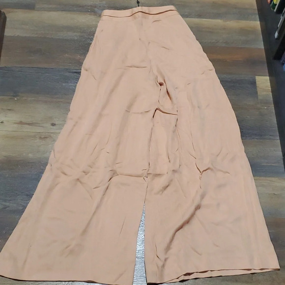 Bcbg maxazria brandy wide leg pleated flowing tan pants nwt - Picture 8 of 9